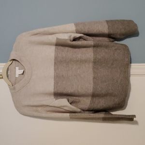 Tan Colorblock H&M sweater